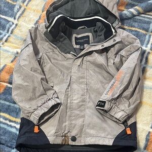 London Fog Kids' Gray and Navy Raincoat